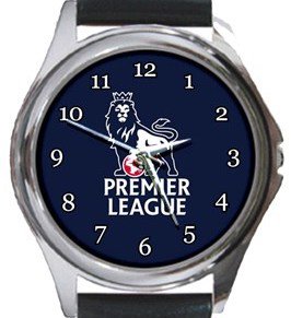 Premier League Round Metal Watch