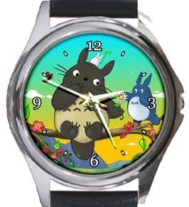 Totoro Round Metal Watch