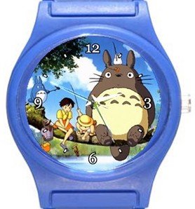 My Neighbor Totoro Blue Plastic Watch