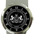 Pennsylvania State University Logo Money Clip Watch