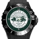 Michigan State University Plastic Sport Watch In Black