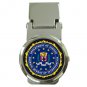FBI Logo Money Clip Watch