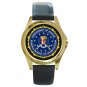 FBI Logo Gold Metal Watch