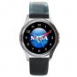 NASA Logo Round Metal Watch
