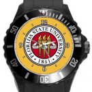 Florida State University Logo Plastic Sport Watch In Black