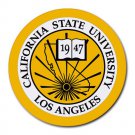 The California State University Los Angeles Heat-Resistant Round Mousepad