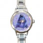 Funny Eeyore Round Italian Charm Watch
