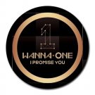 Wanna One Logo Kpop Heat-Resistant Round Mousepad