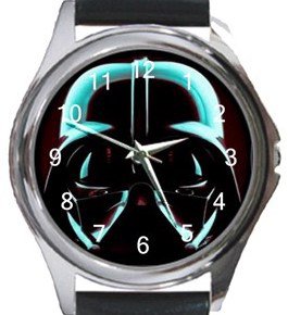Darth Vader Star Wars Round Metal Watch
