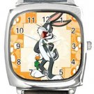 Bugs Bunny Square Metal Watch