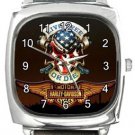 Super Cool Harley Square Metal Watch