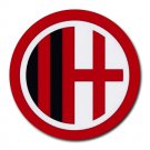 AC Milan Heat-Resistant Round Mousepad