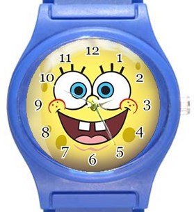 Spongebob Squarepants Blue Plastic Watch