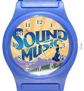 Sound Of Music Blue Plastic Watch