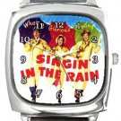 Singin' In The Rain Square Metal Watch
