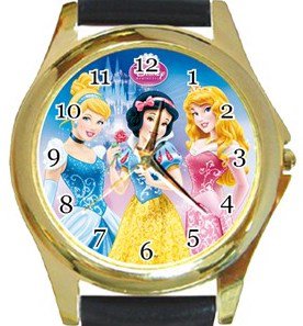 Disney Princesses Gold Metal Watch