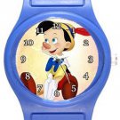 Pinocchio Blue Plastic Watch