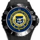 The University of Michigan Plastic Sport Watch In Black