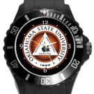 Oklahoma State University Plastic Sport Watch In Black