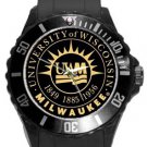 University of Wisconsin Milwaukee Plastic Sport Watch In Black