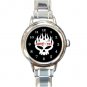 The Offspring Round Italian Charm Watch