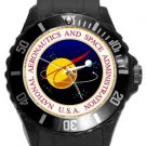 National Aeronautics and Space Administration NASA Plastic Sport Watch In Black