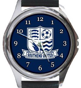 Southend United FC Round Metal Watch
