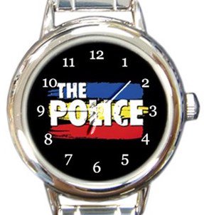 The Police Round Italian Charm Watch