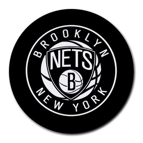 Brooklyn Nets Heat-Resistant Round Mousepad