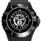 Brooklyn Nets Plastic Sport Watch In Black