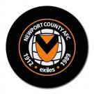 Newport County AFC Heat-Resistant Round Mousepad