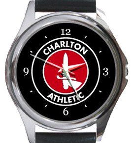 Charlton Athletic FC Round Metal Watch