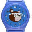 Super Cool Kanye West Dropout Bear Blue Plastic Watch