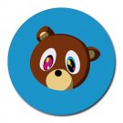 Kanye West Bear Heat-Resistant Round Mousepad