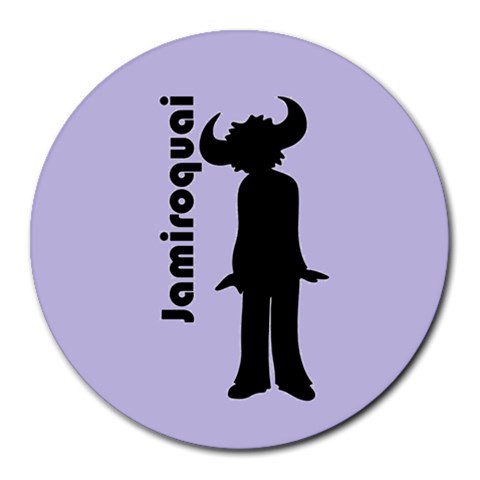 Jamiroquai Heat-Resistant Round Mousepad