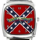 Molly Hatchet Band Square Metal Watch