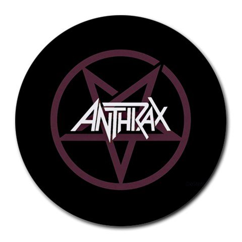 Anthrax Heat-Resistant Round Mousepad
