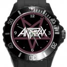 Anthrax Plastic Sport Watch In Black