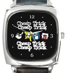 Cheap Trick Square Metal Watch