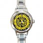 Ned's Atomic Dustbin Round Italian Charm Watch