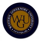 Western Governors University Heat-Resistant Round Mousepad