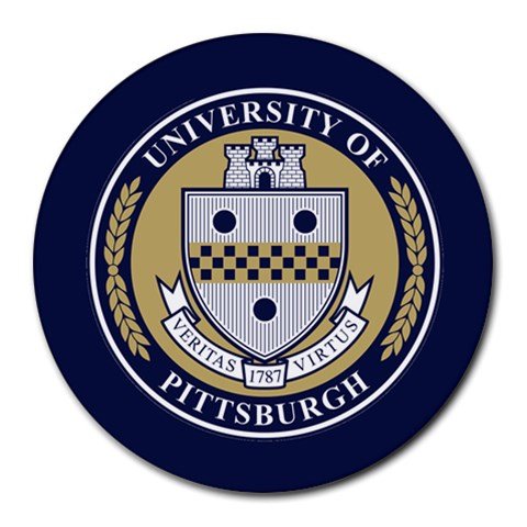 University of Pittsburgh Heat-Resistant Round Mousepad