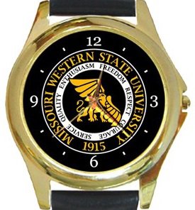 Missouri Western State University Gold Metal Watch