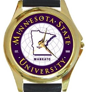 Minnesota State University Gold Metal Watch