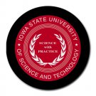 Iowa State University of Science and Technology Heat-Resistant Round Mousepad