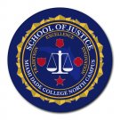 Miami Dade College School of Justice Heat-Resistant Round Mousepad