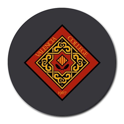 Valencia College Heat-Resistant Round Mousepad