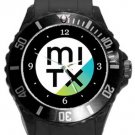 MITx Plastic Sport Watch In Black