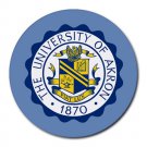 The University of Akron Heat-Resistant Round Mousepad