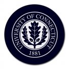 University of Connecticut Heat-Resistant Round Mousepad